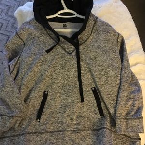 Women’s Two toned pull over Hoodie